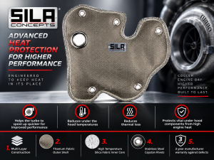 Dodge Dart Thermal Turbo Blanket - 1.4L Turbo - SILA Concepts - Titanium Dodge Dart Thermal Turbo Blanket - 1.4L Turbo - SILA Concepts - Titanium