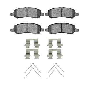 Dodge Dart Brake Pads - Rear - DFC - 4000 HybriDynamic - `13-`16