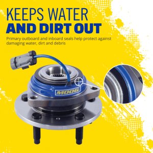 Dodge Dart Front Hub Assembly - Moog - `13-`16