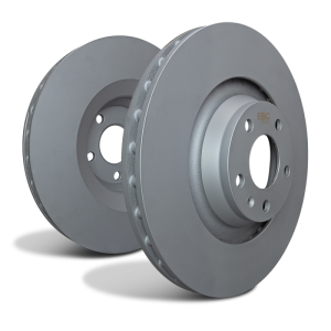 Dodge Dart Brake Kit - Front + Rear - PowerStop - Semi-Coated Rotors - `13-`16