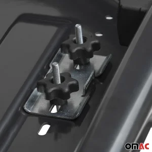 Roof Rack Cargo Box - 14 Cubic Feet - Dual Side Opening - Black