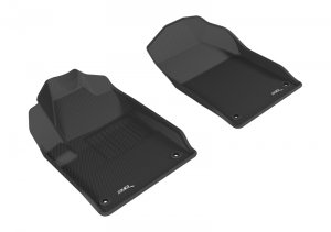Dodge Dart Floor Mats - Front - 3D MAXpider - Kagu Series - Black - `13-`17