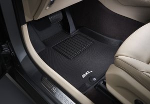 Dodge Dart Floor Mats - Front - 3D MAXpider - Kagu Series - Black - `13-`17