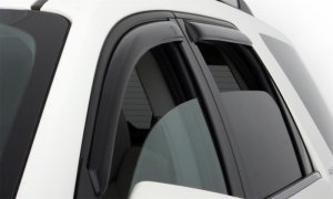 Dodge Dart Window Deflectors - Front & Rear - AVS - In-Channel - Smoke - `13-`16