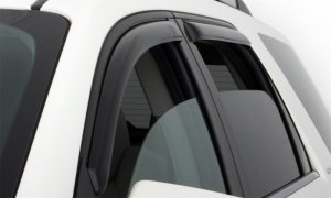 Dodge Dart Window Deflectors - Front & Rear - AVS - In-Channel - Smoke - `13-`16
