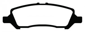 Dodge Dart Brake Pads - Rear - EBC - Ultimax2 - Black - 2012