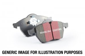 Dodge Dart Brake Pads - Rear - EBC - Ultimax2 - Black - 2012