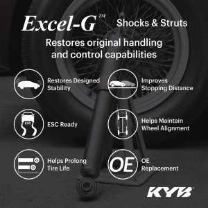 Dodge Dart Shock & Strut - Front Left - KYB - Excel-G - 2013