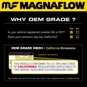 Dodge Dart Direct-Fit Catalytic Converter - Magnaflow - OEM Grade - 2013