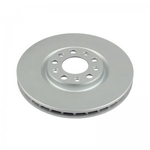 Dodge Dart Brake Rotor (1) - Front - PowerStop - Evolution Geomet Coated - Silver - `13-`16