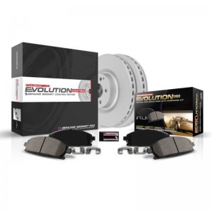 Dodge Dart Brake Kit - Rear - PowerStop - Genuine Geomet Coated Rotors + Z17 Low-Dust Ceramic Pads - `13-`16