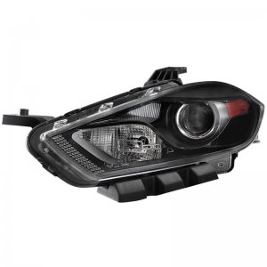 Dodge Dart Headlights - Driver Side, Left - SPYDER - Projector Headlight - OEM - Black - `13-`15