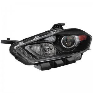 Dodge Dart Headlights - Driver Side - SPYDER - Projector - Black - `13-`15