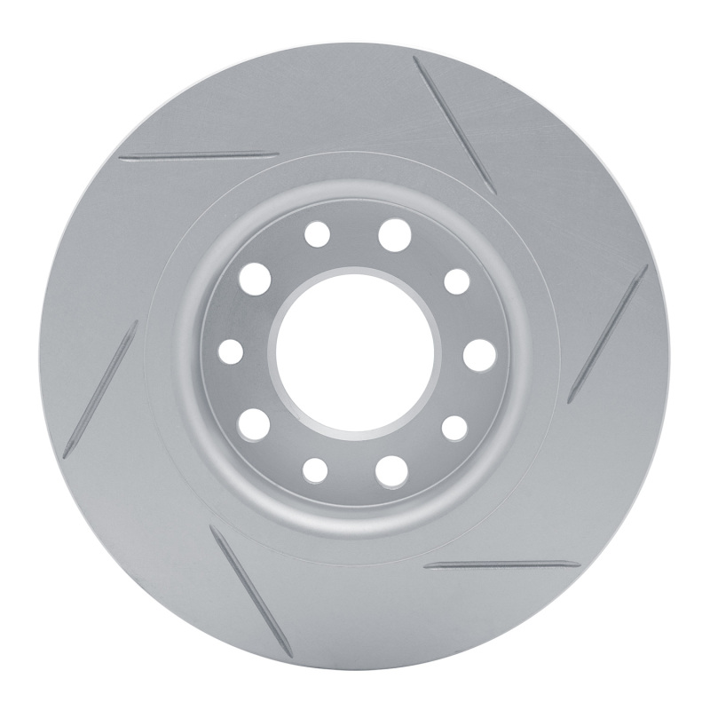 Dodge Dart Brake Rotor (1) - Rear Left - DFC - Slotted Geoperformance - `13-`16