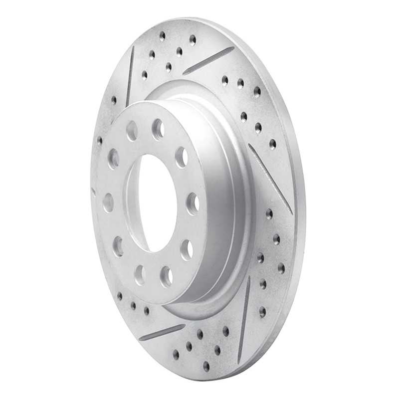 Dodge Dart Brake Rotor (1) - Rear Left - DFC - Geoperformance Rotor - Drilled & Slotted - `13-`16