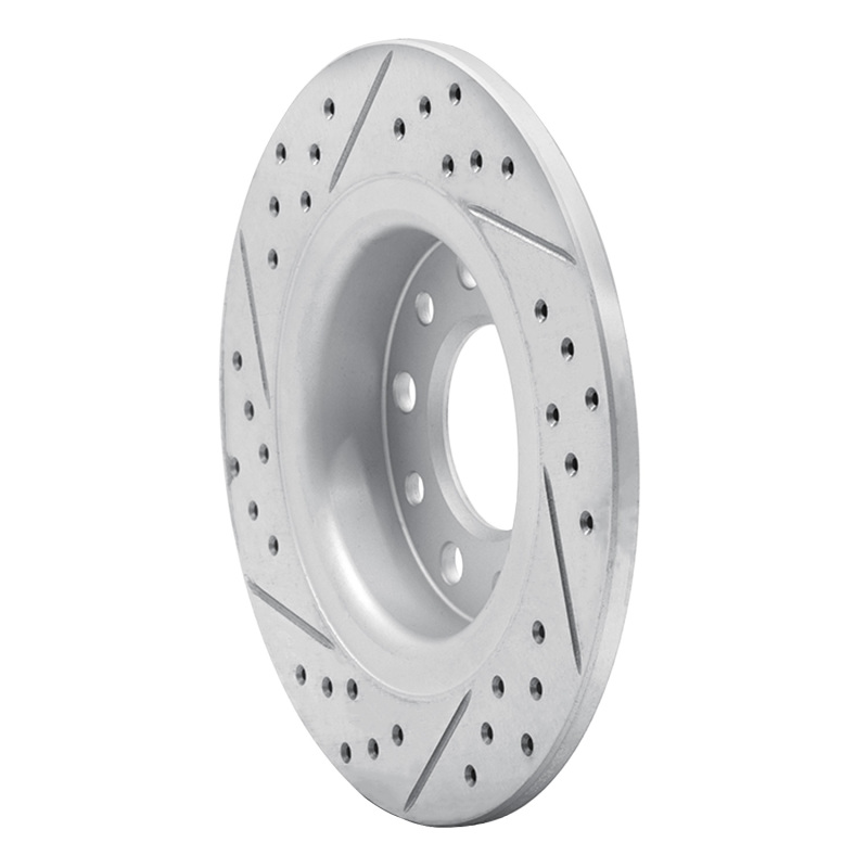 Dodge Dart Brake Rotor (1) - Rear Right - DFC - Drilled & Slotted Geoperformance - `13-`16