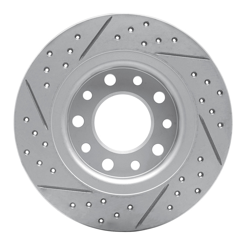 Dodge Dart Brake Rotor (1) - Rear Right - DFC - Drilled & Slotted Geoperformance - `13-`16
