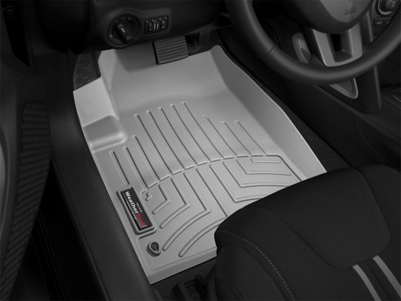 Dodge Dart FloorLiner - Front - WeatherTech - DigitalFit - Grey - `13-`27