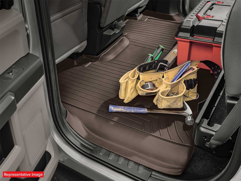 Dodge Dart FloorLiner - Rear - WeatherTech - DigitalFit - Grey - `13-`27