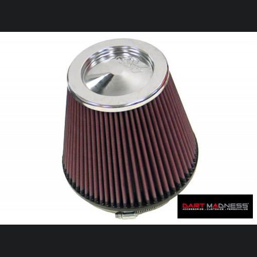 K&N Replacement Air Filter - Clamp-On - 6"