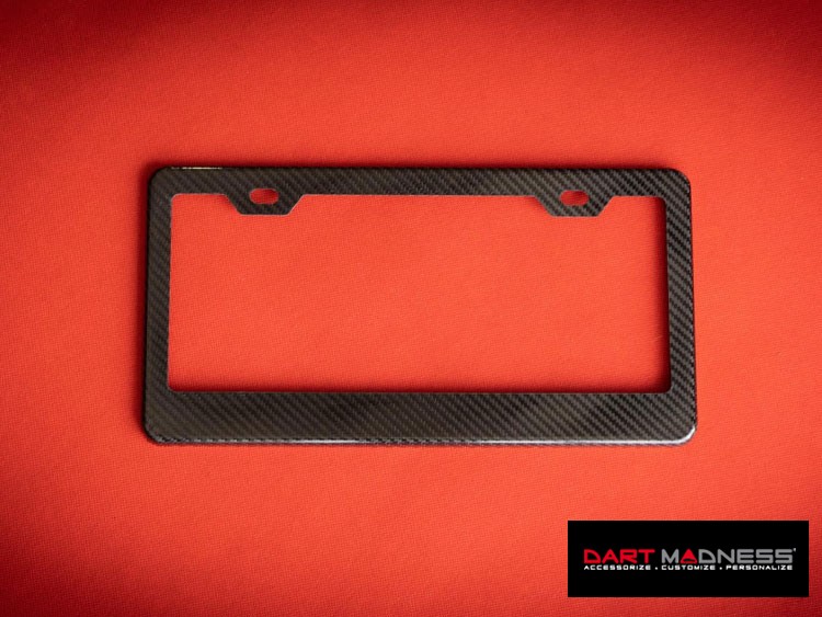 License Plate Frame - 100% Genuine Carbon Fiber (2)
