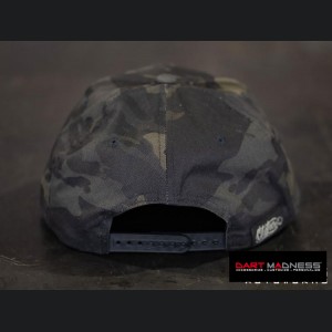 Cap - Snapback Style - Camo Design - w/ Texas Black Plate + MADNESS