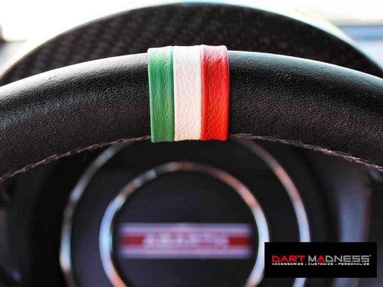 Steering Wheel Centering Band - Italian Flag Design