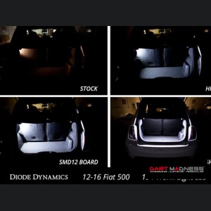 FIAT 500 Trunk Light LED Board - SMD12 - Blue - Single