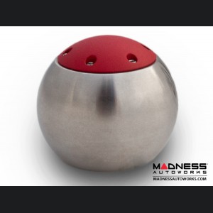 Dodge Dart Gear Shift Knob - Polished Billet Knob w/ Red Top