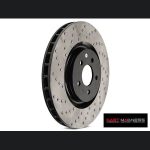 Dodge Dart Performance Brake Rotor - Drilled + Vented - Front Right