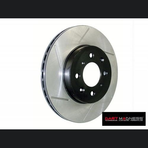 thumbnail image 2 of Rear Drilled & Slotted Brake Rotors + Ceramic Pads For 2013-2016 Dodge Dart – Topcn 2 of 6