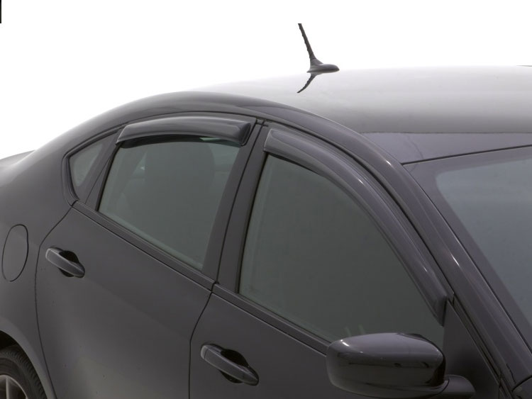 Dodge Dart Side Window Air Deflectors - 4 Piece Set - Outside Mount